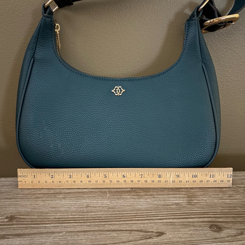 Nanette Lepore Hobo Shoulder Bag Teal - Picture 8 of 9